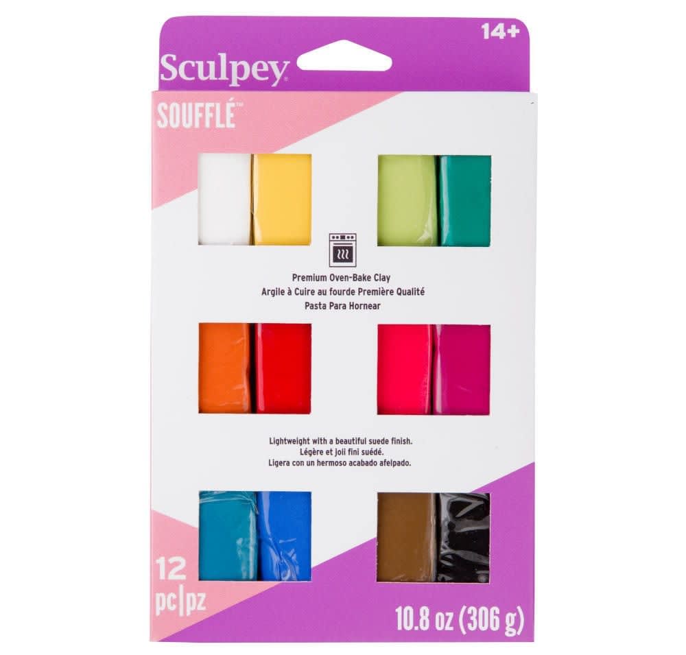 Sculpey Soufflé - Multipack 12 Colores (306 gr) 0