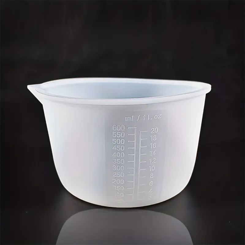 VASO DE SILICONA GRADUADO 600 ML (V130) 0