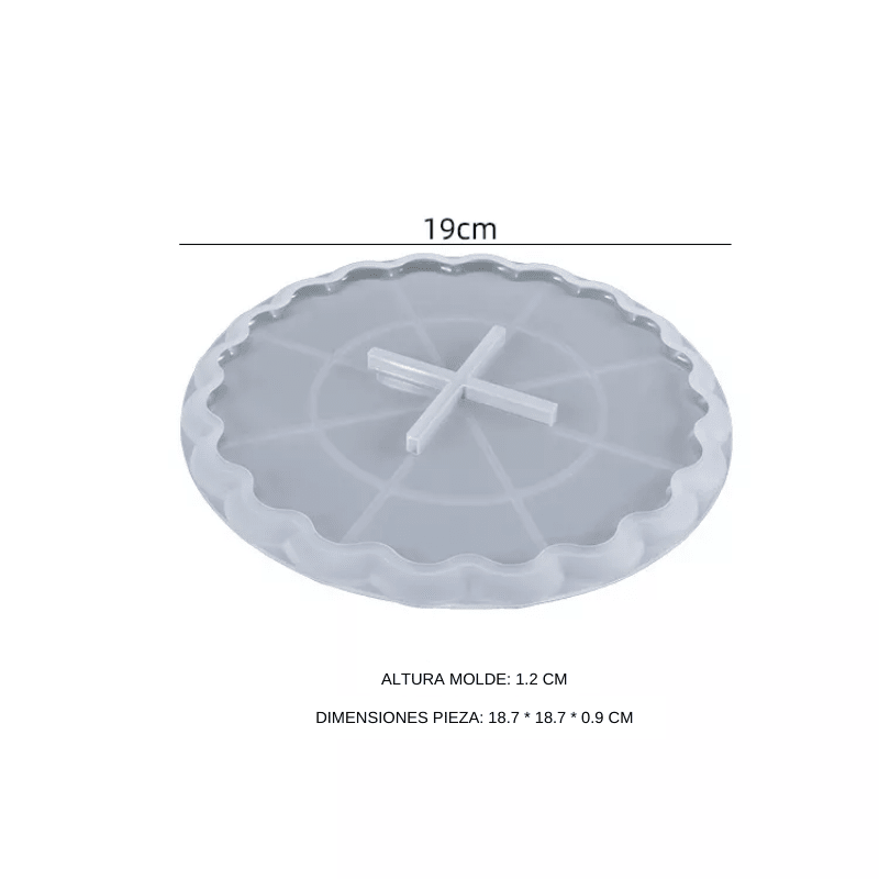 MOLDE DE SILICONA BANDEJA 3 PISOS CON SOPORTE (B116)5