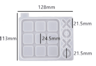 MOLDE DE SILICONA JUEGO GATO (G196)1