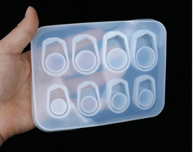 Kit Resina Epoxi Manualidades Completo Molde De Silicona Para