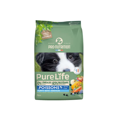 pure life dog mini medium puppy fish 2kg1