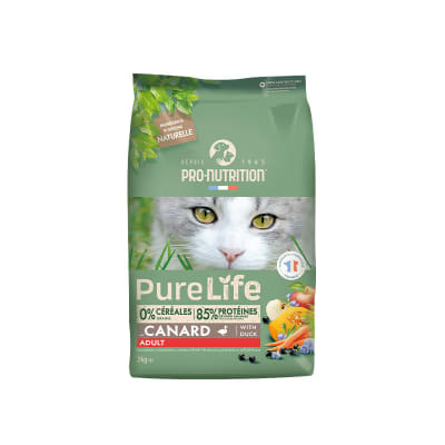 pure life cat adult canard 2kg1