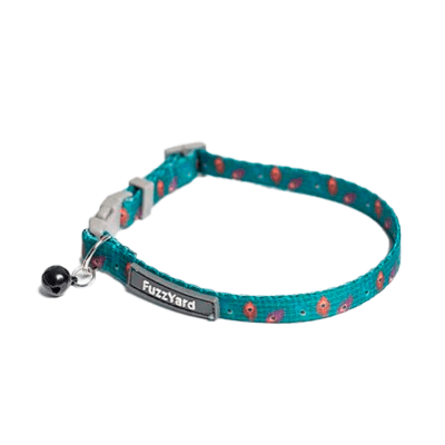 fuzzyard cat collar peacat1