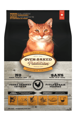 oven baked cat senior chicken 2,27kg1