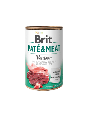 brit lata dog venison pate y meat 800g1