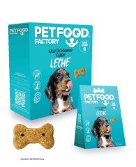petfood galleta leche cachorro