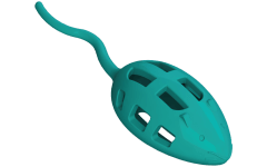 raton porta golosinas azul verde