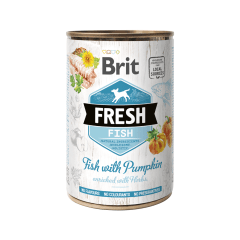 brit fresh lata dog fish 400g