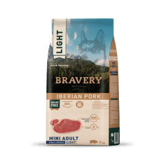 bravery mini adulto iberian pork light 7kg