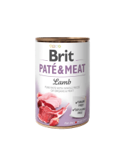 brit lata dog lamb pate y meat 800g