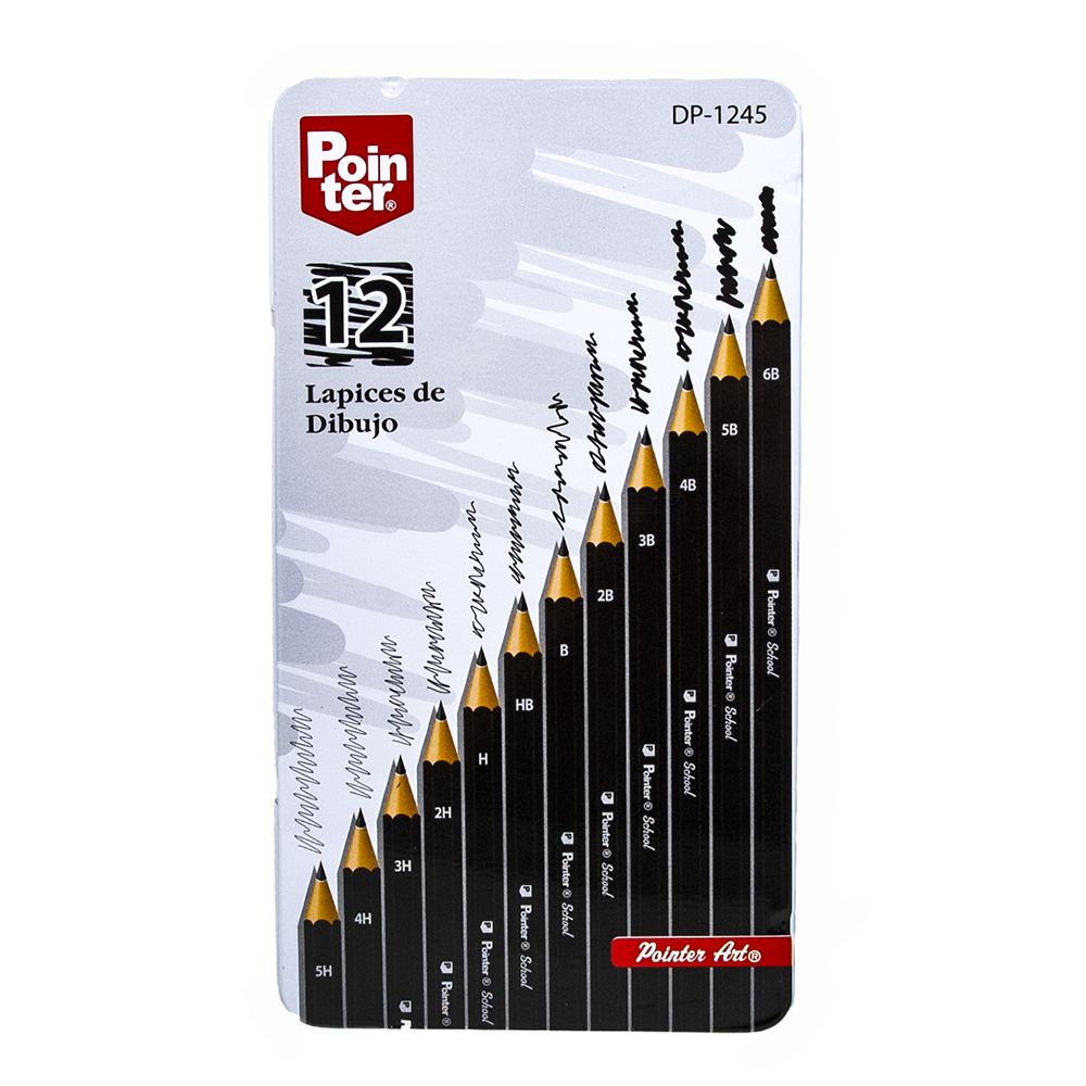 Lápices de Dibujo Graduados Pointer 1 Lápices de Dibujo Graduados Pointer 1
