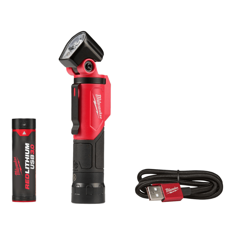 ‪ෆ‪.*・゜ LINTERNA PIVOTANTE RECARGABLE USB MILWAUKEE 2113-21 | TODOTALLER
