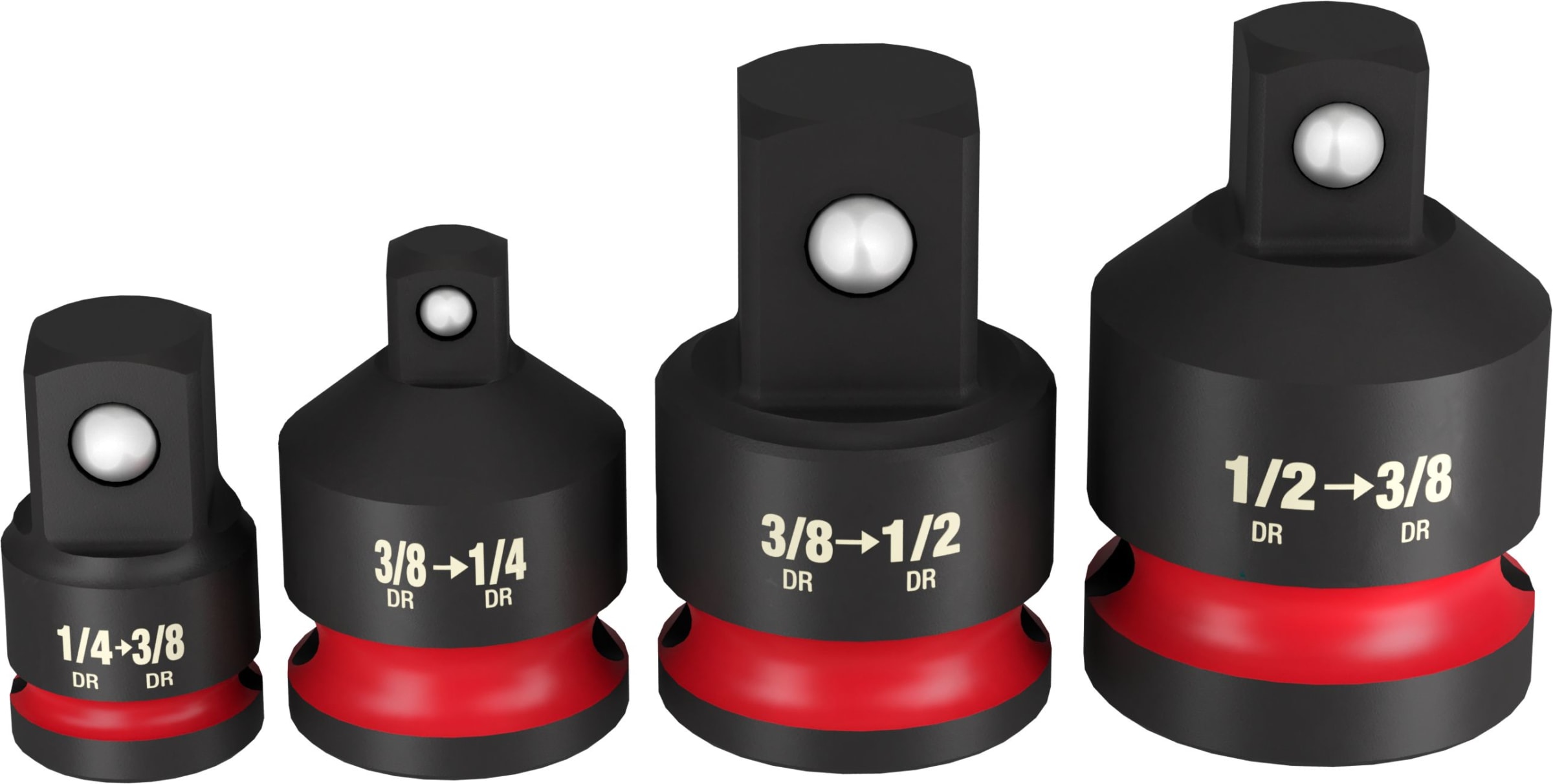 Juego Set Kit Adaptadores De Impacto 1/2″ 3/4″H X 3/4″ 3/8″ 1/2″M