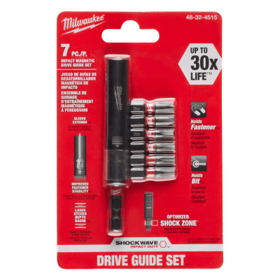 SET ADAPTADOR MAGNETICO HEX DE IMPACTO + 6 PUNTAS MILWAUKEE 48-32-4515