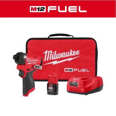 KIT ATORNILLADOR DE IMPACTO M12 FUEL MILWAUKEE 3453-211