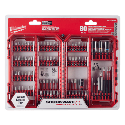 SET 80 PUNTAS DE IMPACTO MILWAUKEE 48-32-4094