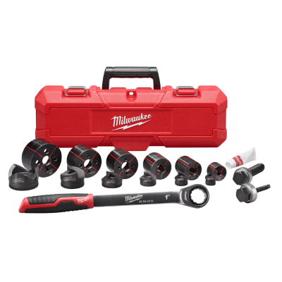 JUEGO PERFORACION KNOCKOUT MANUAL CON TRINQUETE 1/2