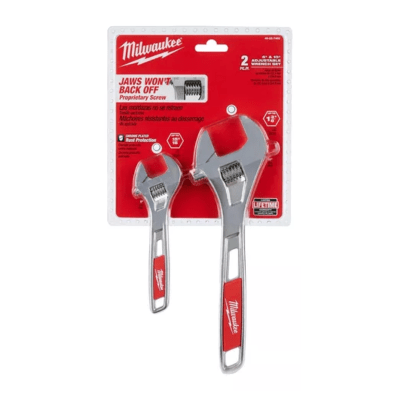 SET DE 2 LLAVES AJUSTABLES DE 6