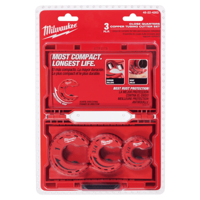 SET 3 CORTADORES DE TUBOS MILWAUKEE 48-22-4263