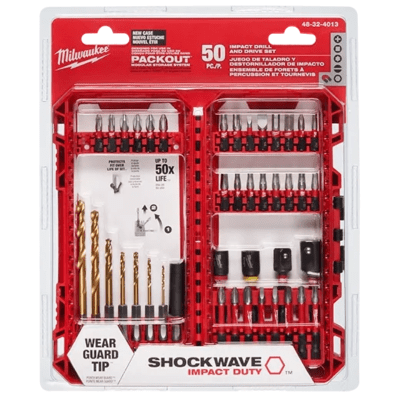 SET 50 PUNTAS Y BROCAS MILWAUKEE 48-32-4013