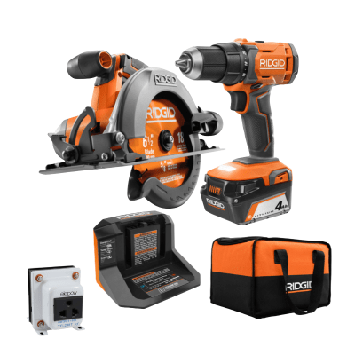 SET 2 HTAS RIDGID 18V R9207TT