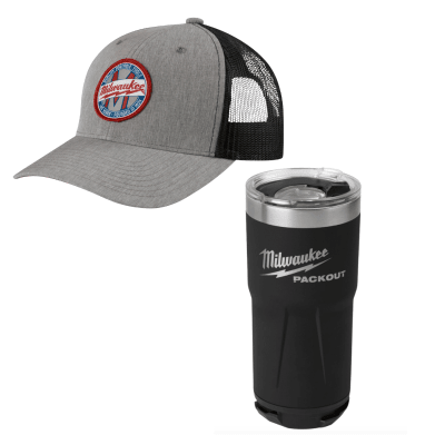 VASO NEGRO 20 OZ 48-22-8392B +GORRA AJUSTABLE HAT1924G