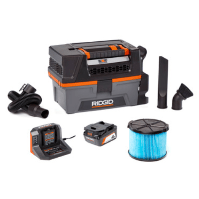 ASPIRADORA 3 GAL INALAMBRICA RIDGID 18V HD03201