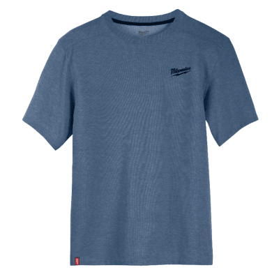 POLERA DE TRABAJO AZUL M HÍBRIDA FREEFLEX MILWAUKEE 603BL-M