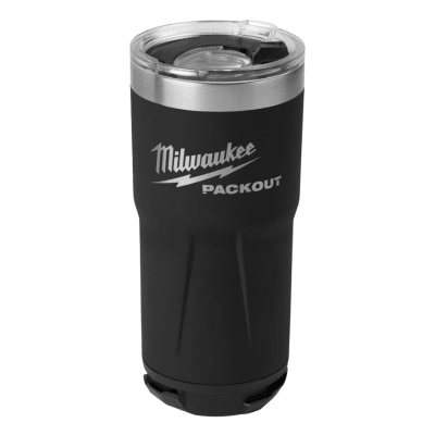 VASO 20 OZ PACKOUT NEGRO MILWAUKEE 48-22-8392B