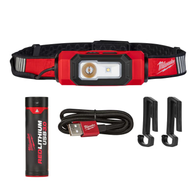 LINTERNA DE CASCO RECARGABLE LED MILWAUKEE 2116-211