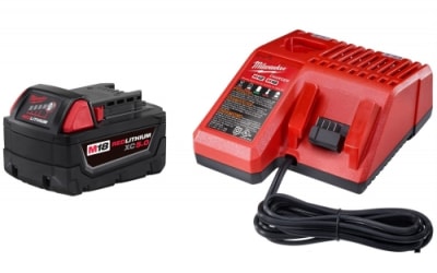 KIT DE CARGADOR+ BATERIA 5.0AH 18V MILWAUKEE 48-59501