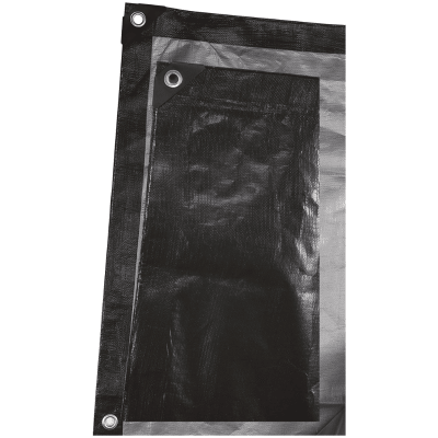 CARPA LONA NEGRO/GRIS 2,4X3 ROUGHNECK 307181