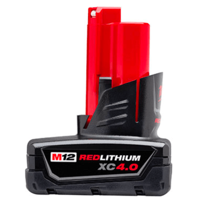 BATERIA XC 4.0 REDLITHIUM M12 CON CAPACIDAD EXTENDIDA MILWAUKEE 48-11-24401