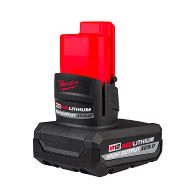 BATERIA XC 5.0 REDLITHIUM M12 HIGH OUTPUT MILWAUKEE 48-11-2450