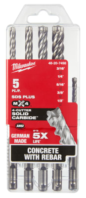 SET 5PC BROCA MX4 MILWAUKEE 48-20-74981