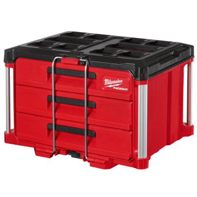 CAJA HERRAMIENTAS 3 CAJONES PACKOUT MILWAUKEE 48-22-8443