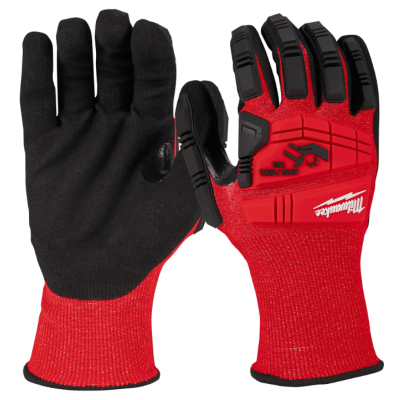 GUANTES NIVEL DE CORTE DE IMPACTO 3 CON RECUBRIMIENTO DE NITRILO TALLA L MILWAUKEE 48-22-89721
