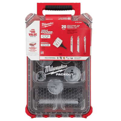 SET 20 SIERRAS SACABOCADOS Y SIERRAS MILWAUKEE 49-22-56201