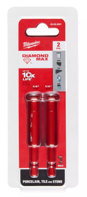 SET 2PC BROCA DIAMANTE PARA PORCELANATO, AZULEJO Y PIEDRA MILWAUKEE 49-56-05011