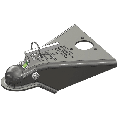 ENGANCHE A 10000 LBS CON BLOQUEO ATOMATICO BOLA 2-5/16