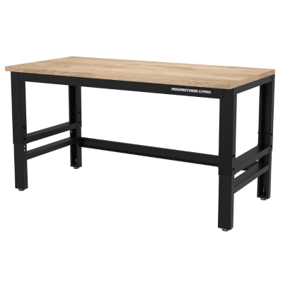 MESON DE TRABAJO REGULABLE MADERA SOLIDA 155x73x76CM ADVANTAGE PRO 61WBRWT