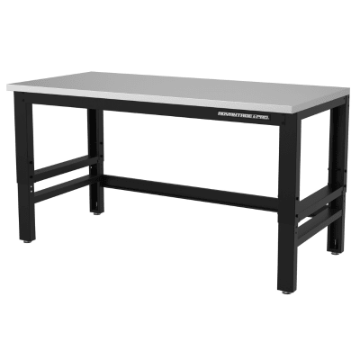 MESON DE TRABAJO REGULABLE ACERO INOX 155x73x76CM ADVANTAGE PRO 61WBSST
