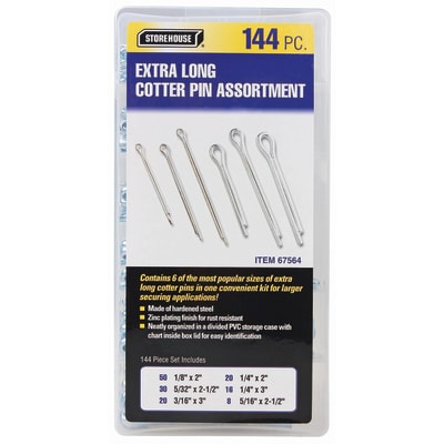 SET 144 CHAVETAS DE SEGURIDAD LARGAS STOREHOUSE 675641