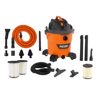 PACK ASPIRADORA HD1200 + SET DE 7 ACCESORIOS VT2534 + SET 2 UN FILTROS VF4200 RIDGID1