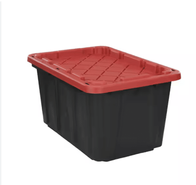 CAJA APILABLE 100 LTS C/ TAPA ROJA HDX 1005721254