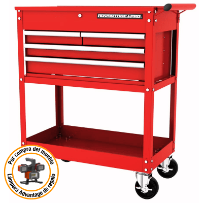 CARRO TALLER 33” 4 CAJONES ADVANTAGE PRO CAT2-085 TT