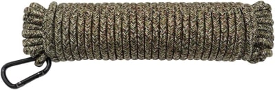 CUERDA POLIESTER CAMO CON MOSQUETON 30 MTS.