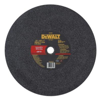 DISCO DE CORTE METAL 14X2.4MM (TRONZADORA) DEWALT DW446301