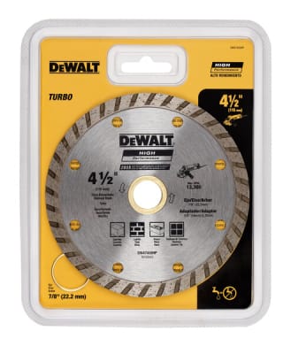 DISCO DIAMANTADO RANURADO 115X0.08X22 HP DEWALT DW47450HP1